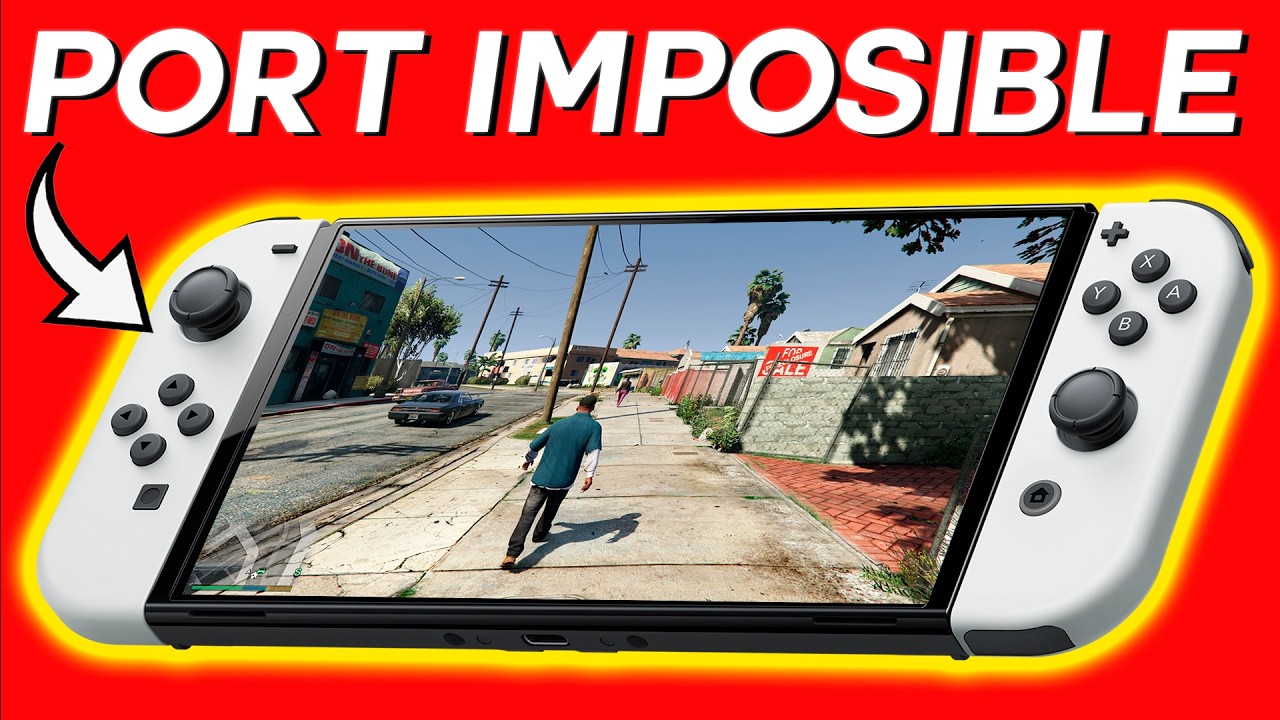 GTA 5 en Switch DEBIA SER IMPOSIBLE pero salio ANTES QUE GTA 6