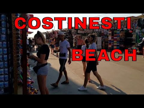 [4K]  [2022] COSTINESTI BEACH Walk- Summer Fun, Most Magnificent Beaches - 4K Beach Walk