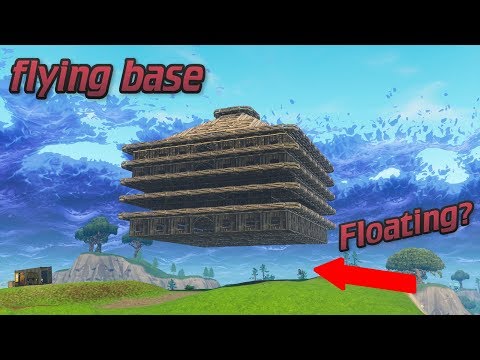 Building an Insane FLOATING Base In Fortnite Battle Royale