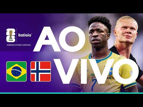 BRASIL X NORUEGA AO VIVO NA ITATIAIA | REACT DA COPA DO MUNDO 2026 NA ITATIAIA