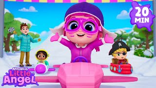 Download lagu Pink Princess Power! 👑❄️ Jill's Sled Race! | Little Angel Kids Songs & Nursery Rhymes mp3
