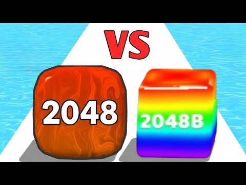 PUFF UP 2048 vs Jelly Cubes 2048 - Level Up Cubes - Satisfying ASMR Gameplay Walkthrough Android iOS
