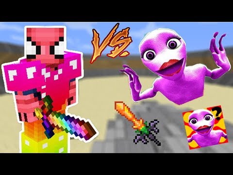 YEŞİL UZAYLININ SEVGİLİSİ KORKUNÇ PEMBE UZAYLI ŞANS BLOKLARI CHALLANGE ! - Minecraft