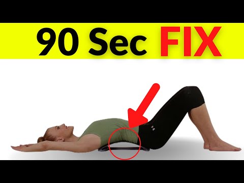 10 QUICK Ways To Fix Your BACK Pain In 90 Seconds At Home | Artistic Remedy