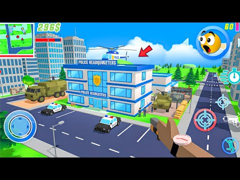 Jack New City Police Station 🥳🤯 in dude theft wars