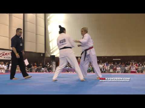 IKO EC 2016, fight for 3 place, +65 Hajnalka Silman (Hungary) - Maria Jasko (Poland)