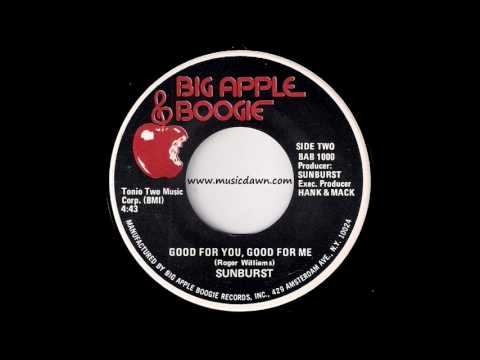 Sunburst - Good For You, Good For Me [Big Apple Boogie] 1973 Disco Funk Breaks 45 Video