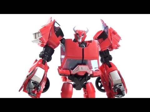 Video Review of the Transformers Prime Deluxe Class; Cliffjumper