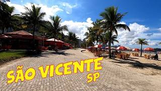 SÃO VICENTE / SP - PRAIAS , Movimento do Feriadão de 21/04/2026 .