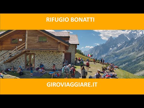 Escursione ad anello al rifugio Bonatti, in val Ferret.