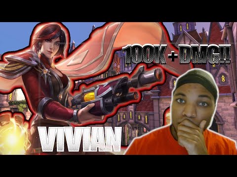 Stand Alone TANK! VIVIAN 100K+ DAMAGE!! - PALADINS