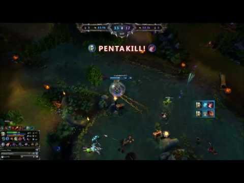 Orianna Pentakill 1v5 Awesome LoL Moment