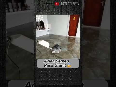 Cara Membuat Lantai Semen Estetik