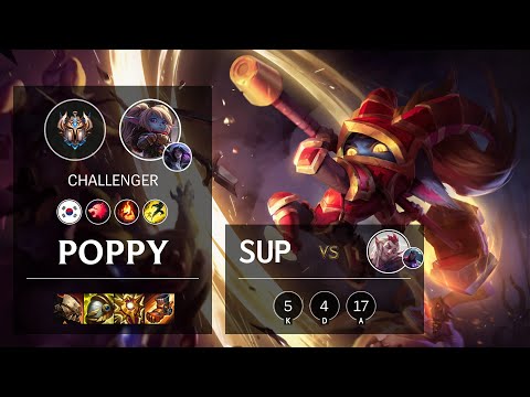 Poppy Support vs Rakan - KR Challenger Patch 11.13