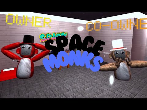 I made a gorilla tag fan game! (Space Monks) @tyroneishot