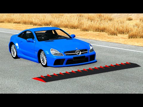 Police spike strip crashes – BeamNG Drive