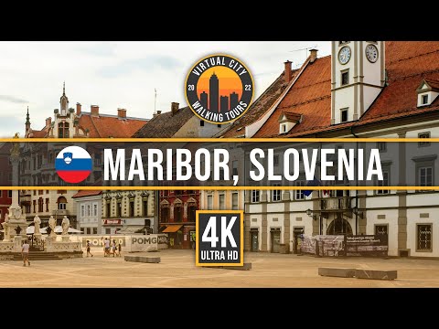 🇸🇮 MARIBOR, SLOVENIA – Walking Tour of City Center Landmarks and Charming Streets (4K Walk)
