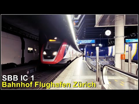 IC 1 nach Genf | SBB FV-Dosto am Flughafen Zürich