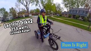 Taking The Lectric XP Trike 2 - 750 Watt Extended Range Etrike Out For a Ride!