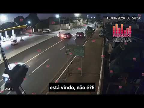 Carro bate e foge em Ourinhos - 10/08/2026