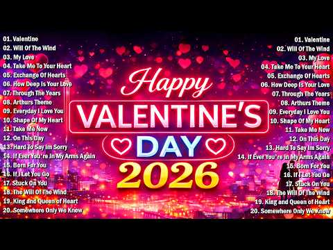 Happy Valentine's Day 2026 💖The Most Romantic Love Songs | Jim Brickman, David Pomeranz, Celine Dion