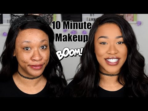 GET READY FAST! AFFORDABLE QUICK SLAY MAKEUP Video
