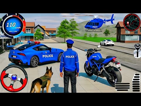 Police Car Chase Simulator 3D Game - Real Cop Cars Driving Simulator 2025 - Android GamePlay