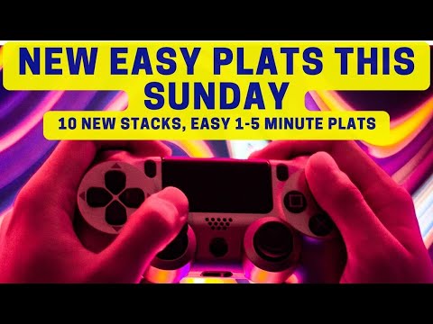 EASY 10 PLATINUM TROPHIES This Sunday|| The Pig Quiz , Nik and Kit Racing, The Jumping Noodles