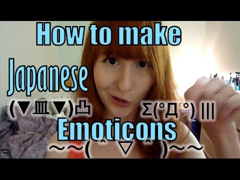 Making Japanese Emoticons! ~( ^ - x - ^)ฅ【顔文字を作りましょう！】日英字幕