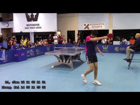2016 September Westchester Open Semi Final - LI Jian vs ZHANG Kai