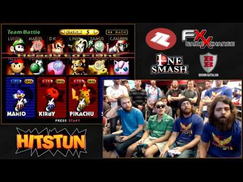 Hitstun 3 Smash 64 - Fireblaster + SuPeRbOoMfAn vs Darkhorse + BarkSanchez - Winners Finals