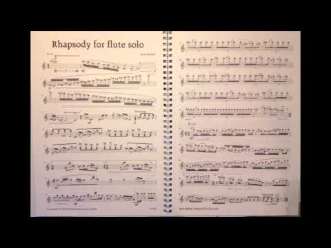 rhapsody for flute solo   Reza Nakisa   Flute Irene Gabarron