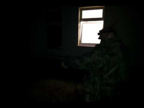 MG3 mit MPG im Stehen. Truppenübungsplatz Lehnin 26-27.11.11