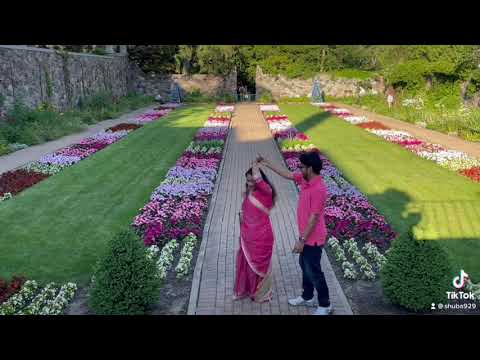 Beautiful Flower Garden in Michigan. Cranbrook gardens.