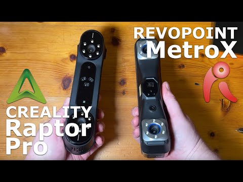 Revopoint MetroX vs. Creality Raptor Pro – Vergleich und Testergebnisse des 3D-Scannens