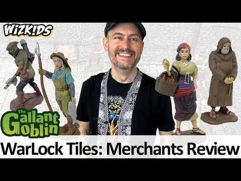 WarLock Tiles: Merchants - WizKids 4D Settings Prepainted Minis Terrain