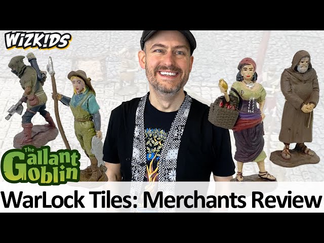 Vídeo relacionado con WizKids , Warlock Tiles: Accessory - Merchants , 1 + Players , Ages 12+ , 30 to 60 Minutes Playing Time