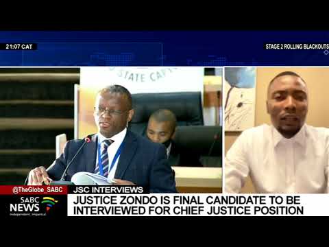 JSC Interviews | Review on final candidate Justice Zondo's interview for the Chief Justice position
