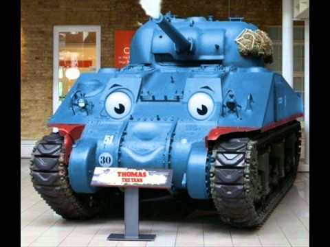THOMAS THE TANK ENGINE vs EMINEM toys & soldiers -- NO KIDS !!!