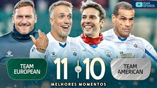 FOOTBALL LEGENDS SHOW! AT 41 KAKÁ SHINED IN A HISTORIC MATCH FULL OF BEAUTIFUL GOALS
