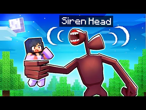 An ENDLESS NIGHT With SIREN HEAD In Minecraft!