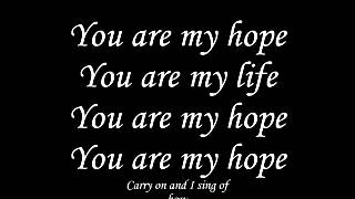 Skillet you are my hope lyrics