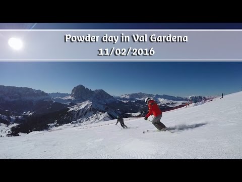 Bënunì te Gherdëina | powder day in Val Gardena | 11.02.2016