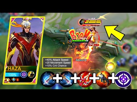 NEW REVAMPED CHOU ATTACK SPEED BUILD ONLY ITEM BEST TO MID GAME!! 100% OP BUILD (ATTACK SPEED) MLBB
