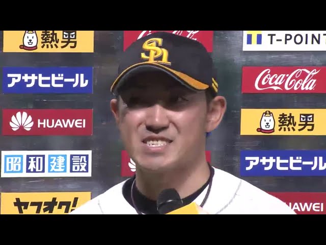 ホークス・スアレス投手・内川選手ヒーローインタビュー 2016/4/24 H-F