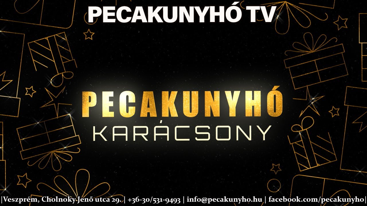 PecakunyhóTV - Pecakunyhó karácsonyi AKCIÓK - Promo