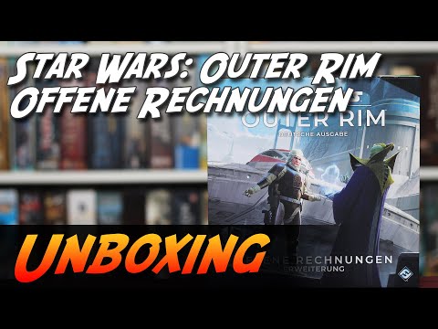 Star Wars: Outer Rim - Offene Rechnungen - Brettspiel Unboxing (Fantasy Flight Games)