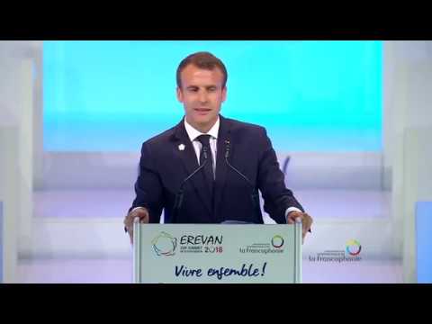 Discours Emmanuel Macron au Sommet de la francophonie