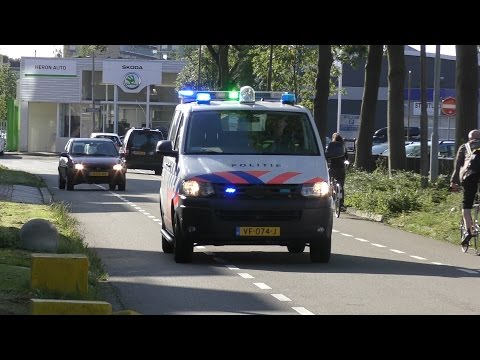 2X Politie met Spoed naar een Ongeval op de Wagenweg in Purmerend