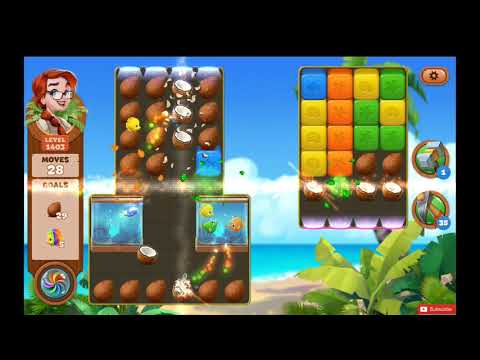 Lost Island Blast Adventure Level 1403 NO BOOSTERS - A S GAMING ✔